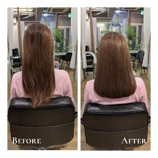 セミロング Cafu hair Tachi所属・有馬 葵のヘアスタイル