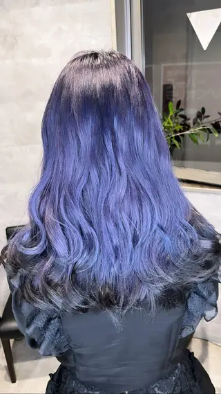 ロング カラー ダブルカラー 新宿のヘアスタイル