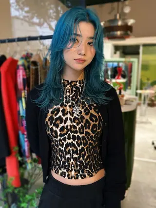 セミロング カラー 🧡色落ちまで2度綺 麗なカラー🧡ヨシキのヘアスタイル