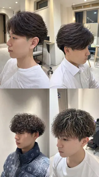 パーマ メンズ いぶき/透明感カラー 🎨メンズパーマ🔥のヘアスタイル