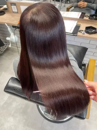 ロング かめい りなのヘアスタイル