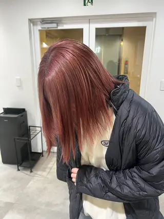 ミディアム 🩶💜寒色カラー/ ゆずほのヘアスタイル