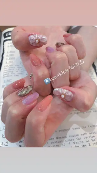 ネイル 4tunekick NAILS(フォーチュンキックネイルズ)所属・光森 淳子のネイルデザイン