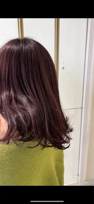 セミロング バレイヤージュ/ヘア アレンジ/shionのヘアスタイル