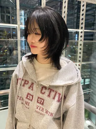 ミディアム カラー mai / linoah˚✧のヘアスタイル