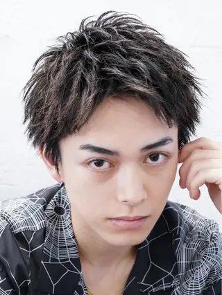 ショート パーマ メンズ fifth栄所属・メンズパーマ 名古屋/水谷颯のヘアスタイル