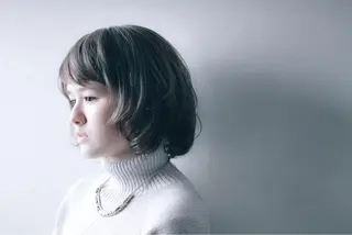 ショート ミディアム カラー パーマ 川間 将彦のヘアスタイル