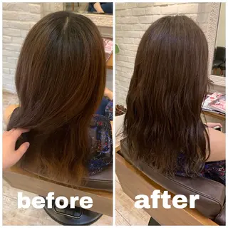 ロング カラー ヘアアレンジ SHANTi 飯塚 ヘアセット/髪質改善のヘアスタイル