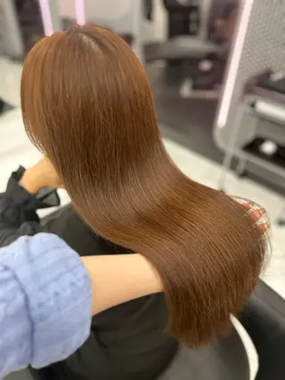 ロング カラー パーマ ヘアアレンジ メンズ キッズ ♥️韓国ヘア レイヤー♥️ゆりのヘアスタイル