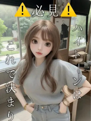 ロング MASHU韓国ヘア/ レイヤー/透明感カラのヘアスタイル