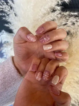 ネイル 甲府市徳行 🧸prunelleのネイルデザイン