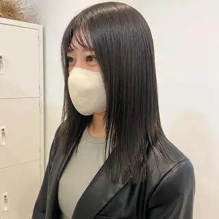 ロング カラー 透明感カラー、 アレンジ/miyuのヘアスタイル