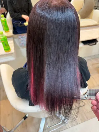 セミロング 💎髪質改善💎艶髪 💎ブリーチ💎津村のヘアスタイル