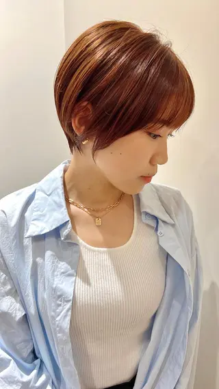 ショート カラー LA KING GINZA TOKYO所属・🧡ショートの達人 🧡SHOのヘアスタイル
