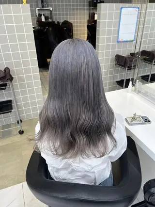 カラー モテ艶🤍透明感 レイヤー🤍ボブのヘアスタイル