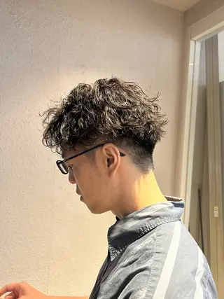 ショート パーマ メンズ Cocorokara所属・佐藤 良祐のヘアスタイル