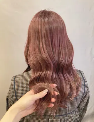 セミロング カラー 宮原 佳苗のヘアスタイル