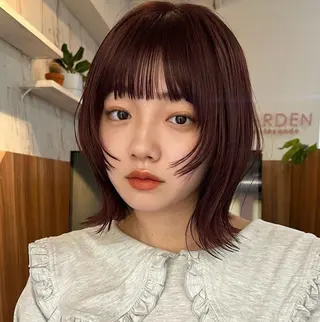 ショート カラー 松本優香/ボブ/ダ ブルカラー/髪質改善のヘアスタイル