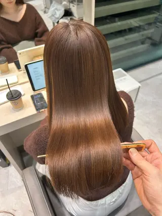 ミディアム 割れ癖も直す髪質改善 美容師✨みやたのヘアスタイル