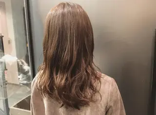 セミロング カラー 【ヌーベルバレ】 ゆきみのヘアスタイル