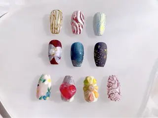 ネイル iroam所属・Keiko🧸 大人可愛いネイルのネイルデザイン