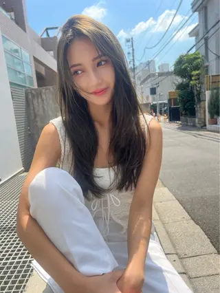 ロング RUKA 美容院×ネイリストのヘアスタイル