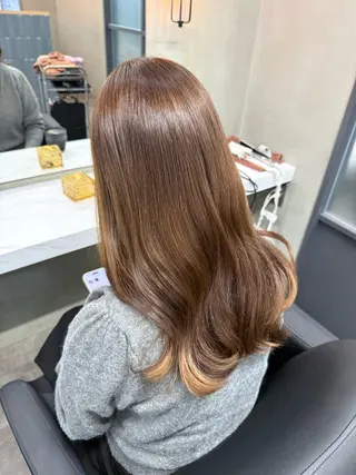 ロング カラー 木村 智美のヘアスタイル