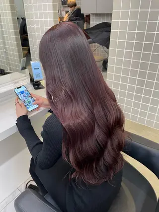 ロング カラー ヘアアレンジ 💗横浜美容室 💗HARUNAのヘアスタイル