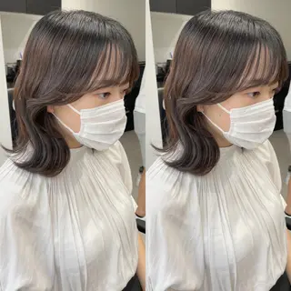 ミディアム 🌸インナーカラー 🌸藤井春華のヘアスタイル