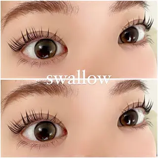 マツエク・マツパ swallow 奈良西大寺店のマツエク・マツパデザイン