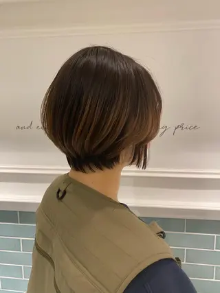 ショート 髪質改善レイヤー/ ボブたんの翔太のヘアスタイル