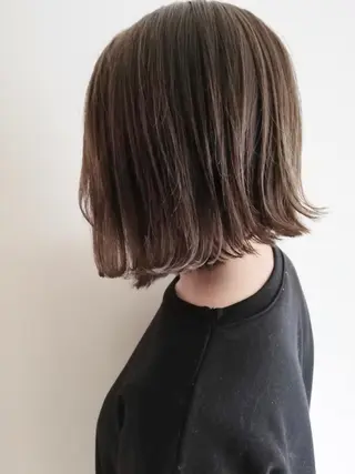 ミディアム カラー OFF YUYAのヘアスタイル