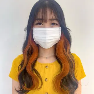 ロング カラー 🎀ミルクティー/暖 色×レイヤー/マリアのヘアスタイル