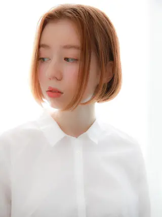 ミディアム カラー パーマ 山下 直人のヘアスタイル