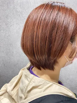 ショート カラー clomus所属・YUKA 🍒ツヤ髪改善のヘアスタイル