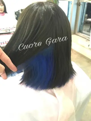 ミディアム カラー 💓シールエクステ ルミエールのヘアスタイル