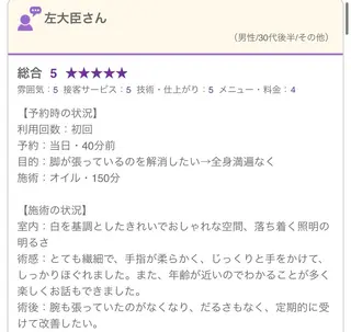 岐阜メンズセラピスト Toshiyaのエステ・リラクイメージ