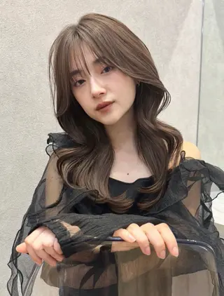 ロング カラー Lond Loire 門前仲町駅 徒歩3分のヘアスタイル