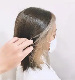 ミディアム カラー 梅田/髪質改善✨ 透明感カラー💕のヘアスタイル