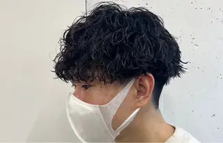 メンズ men's perm /立川/RENのヘアスタイル