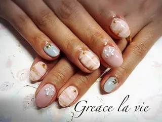 ショート ネイル Greace la vie所属・Greace  la vieのネイルデザイン