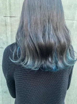 ミディアム カラー ヘアアレンジ yuka .のヘアスタイル