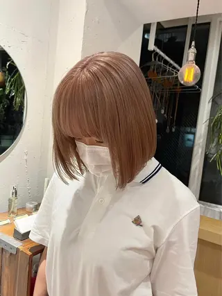 ショート オリーブ/縮毛♡ Natsuno🩰のヘアスタイル