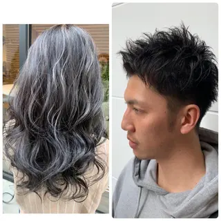 セミロング メンズ ASONE所属・小出 健介のヘアスタイル