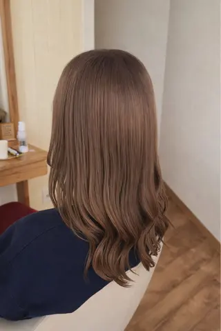 セミロング Hair Resort ALL BLue所属・細貝 舞利のヘアスタイル