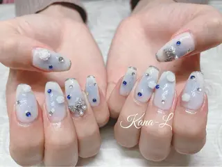 カラー ネイル 芦辺 香奈のネイルデザイン