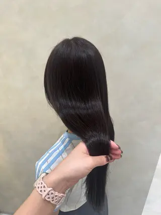 ロング 松浦 永里のヘアスタイル