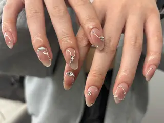 ネイル rina ニュアンス♡ワンホンのネイルデザイン