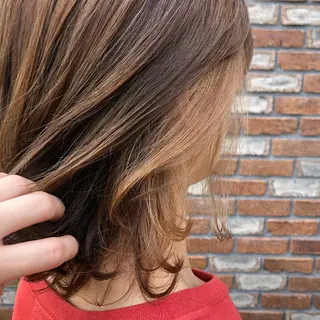 ミディアム アンディアーモカリーノ所属・かわい りなのヘアスタイル