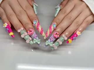 ネイル ximina ネイルサロン北堀江のネイルデザイン